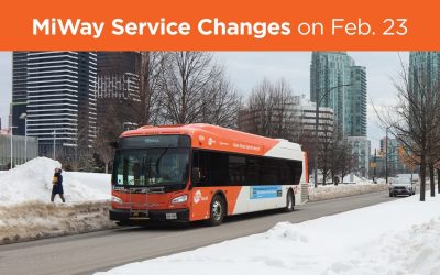 MiWay Service Changes- Effective February 23, 2026