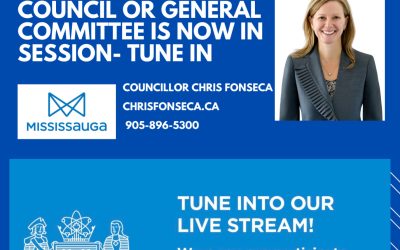 Tune into Council today at 8:30 AM!