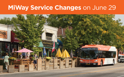 MiWay Service Changes- Starting June 29, 2026